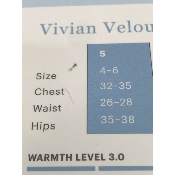 Wander by Hottotties Womens Size Small Vivian Velour Black Leggings Soft - Picture 12 of 12